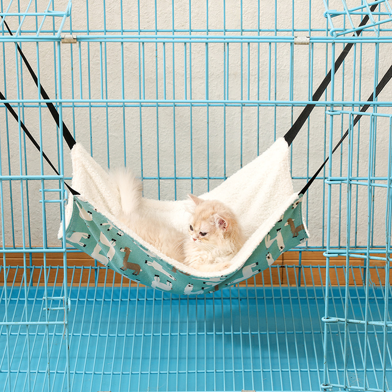 Állatok számára állítható függőágy (Oxford anyag, egész éves használat, egyszerű szerelés, vízzel mosható)