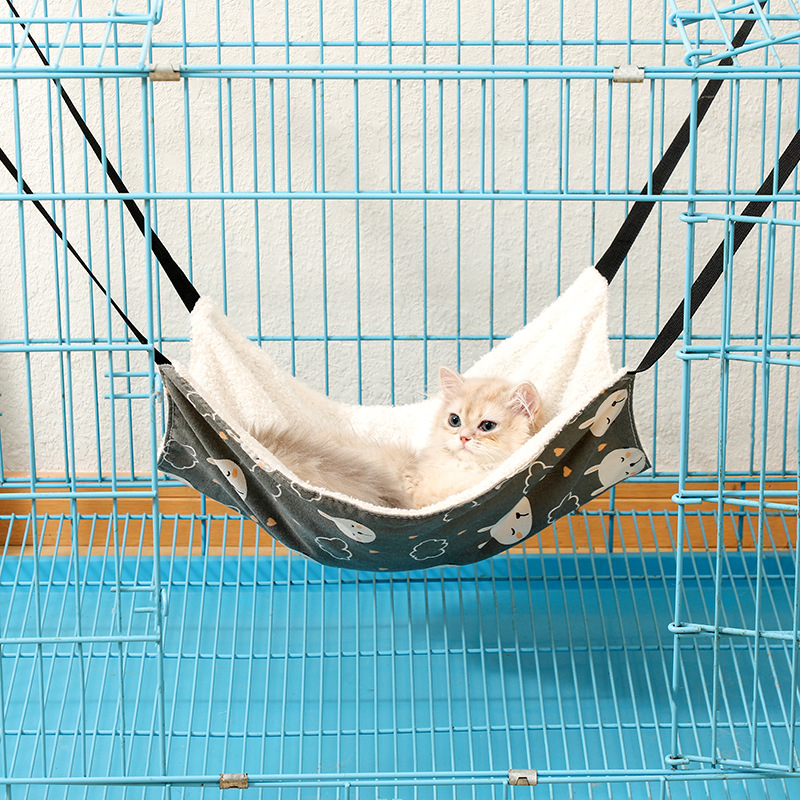 Állatok számára állítható függőágy (Oxford anyag, egész éves használat, egyszerű szerelés, vízzel mosható)
