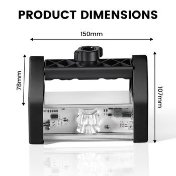 LED saroklámpa - Yuxiang márka - dugaszolható tápegység - nagy fényerő - otthoni dekorációhoz és építkezésekhez - FCC tanúsított