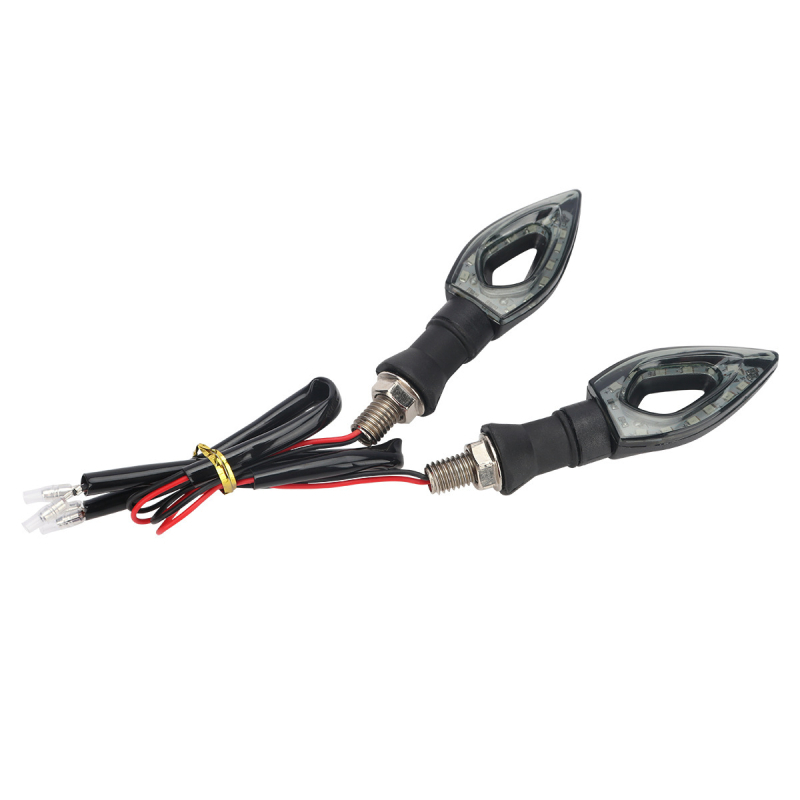 Signalna svjetla za motocikl sa srcolikim šupljim svjetlom kočnice, 12V, model Motor213-y-2, Triple Light, kućište od PC plastike