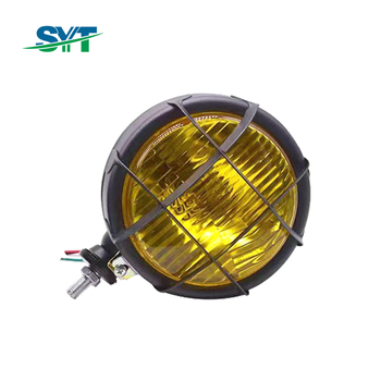 Prednje svjetlo traktora s kovinskom mrežicom, H4 visok/niži snop, LED nadogradnja, metalno kućište, 12-24V, 5000 lm, 3000 h, 1 godina garancije, prilagodljivo