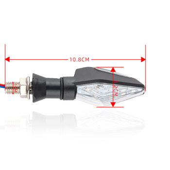 Modificirani motociklistički LED pokazivač, 12V, dvostrani, 100.000 sati, Model 001