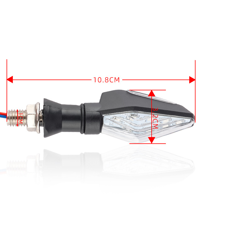 Modificirani motociklistički LED pokazivač, 12V, dvostrani, 100.000 sati, Model 001