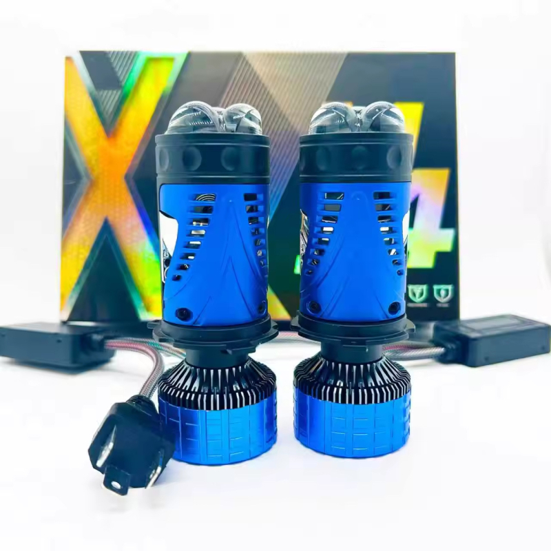 H4 LED prednje svjetlo s laserskim izvorom, podijeljeni kućište, 9–30V, 7800 lm, IP68