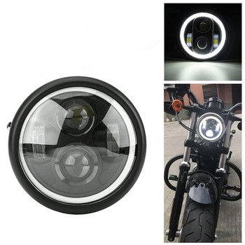 LED retro prednje svjetlo za motocikl, 35W, model v-98856, za motocikle, bez montaže