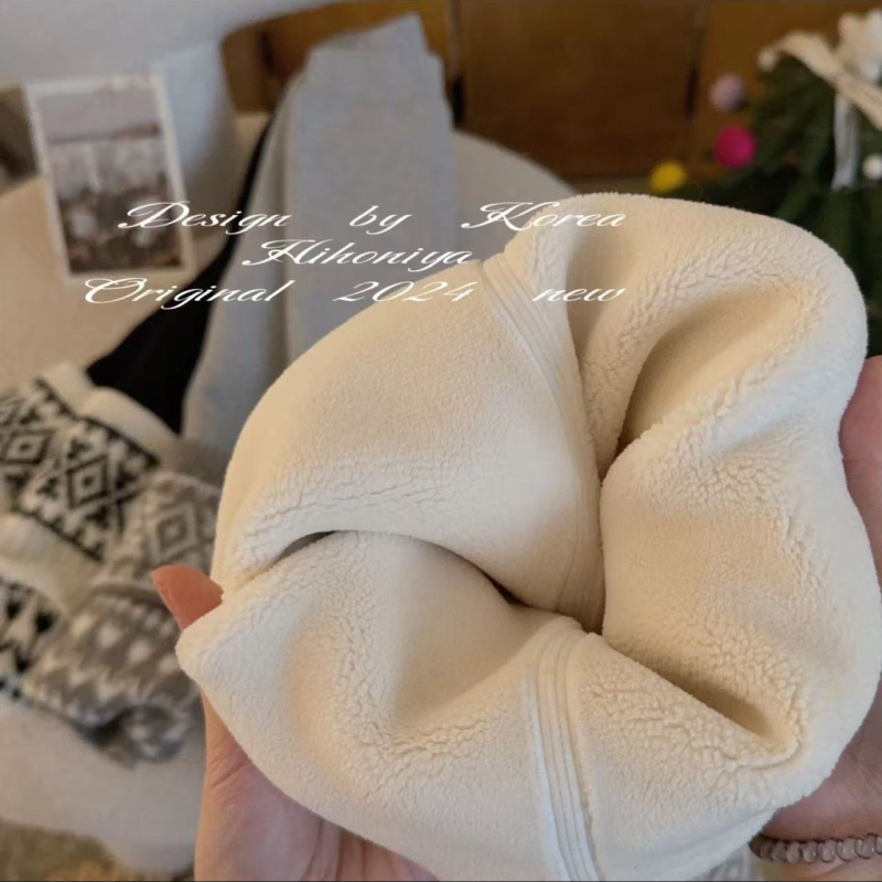 Fetițe: Colanți de iarnă cu fleece, 50% bumbac, talie medie, lungi