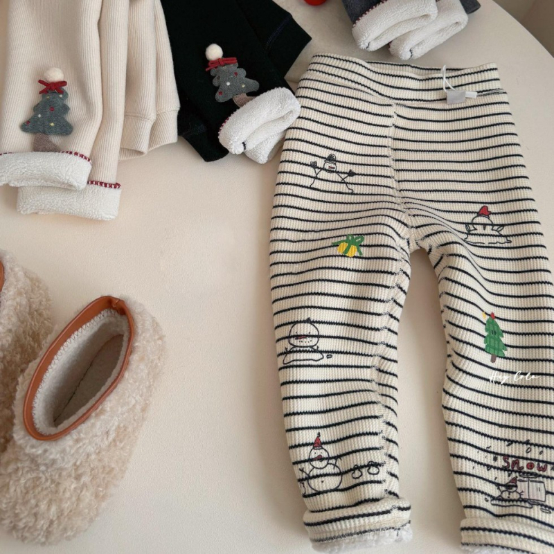 Dječje zimske tajice s flecem, debele za vanjsku upotrebu, 100% pamuk, unisex, uzrast 1–3 godine