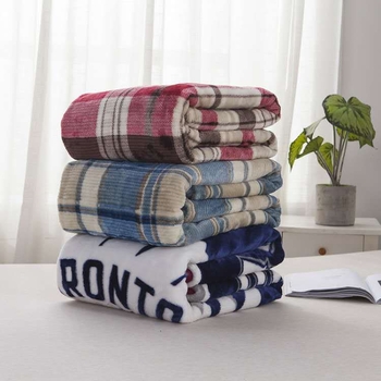 Flanel deka, poliester vlakna, uzorak 20803000286, za sve sezone, moderan i jednostavan stil