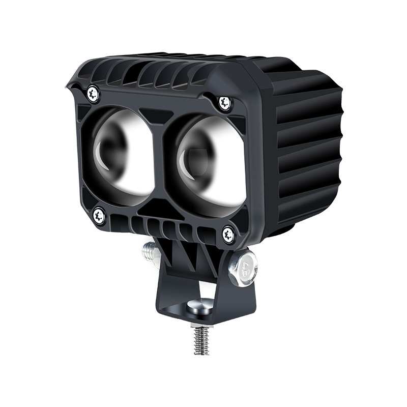 Auto LED reflektor s dvostrukom lećom, aluminijsko kućište, 50W, kompatibilan sa svim vozilima, Xindao