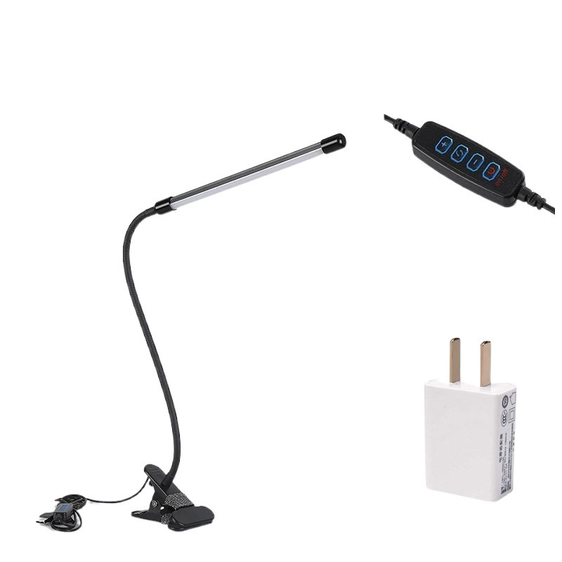 Lampa za nokte s klipom za stol s dugim ramenom i zaštitom očiju — USB napajanje, CRI ≥95