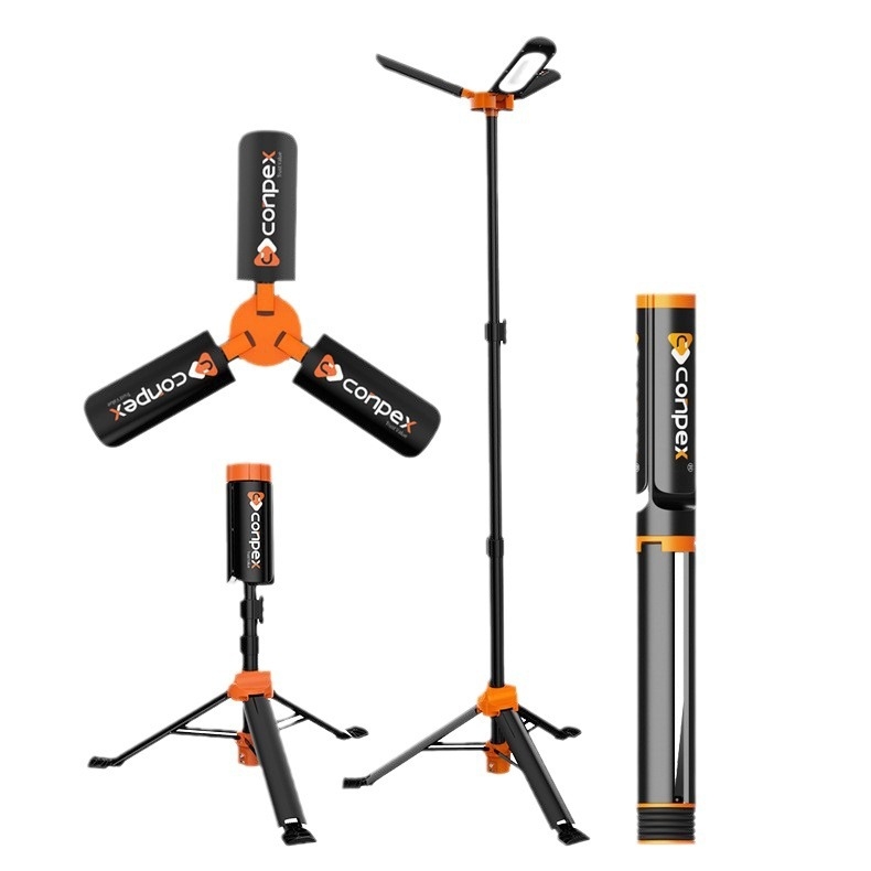 Conpex LED kamp-lampa, prijenosna sklopiva svjetiljka, punjiva, 19V DC, 99W, daljinsko upravljanje