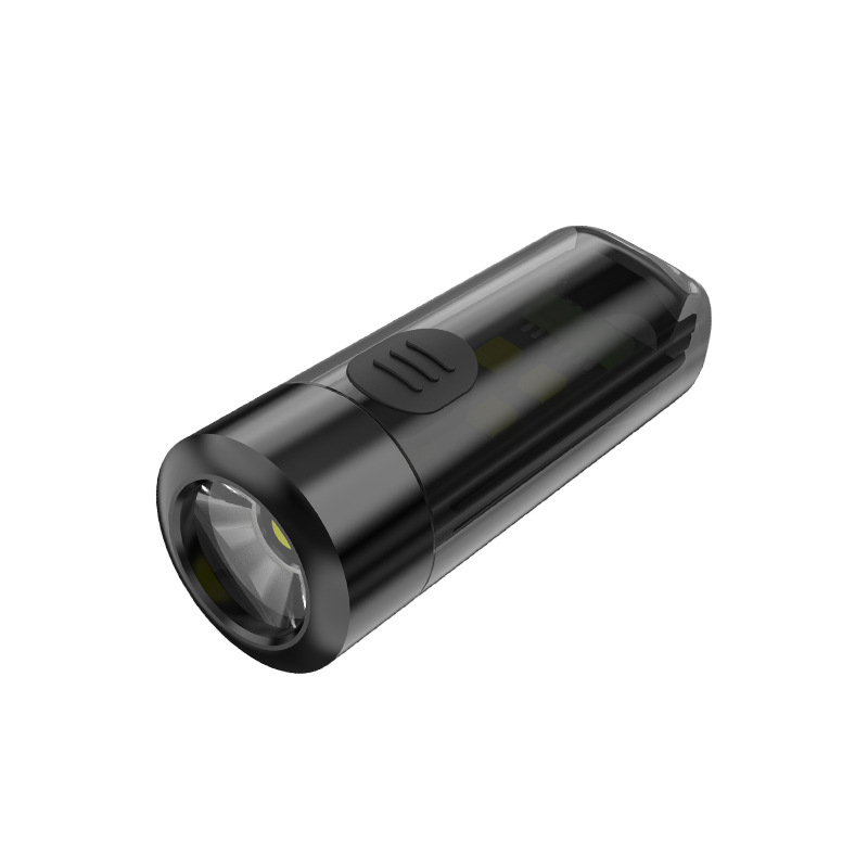 LED mini svjetiljka za ključeve, 360° rotacija, teleskopski zum, vodootporna, napajanje baterijom
