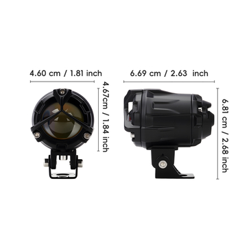 Motociklistički LED reflektor, 5W, 12V, IP67, Model Motor287, aluminijsko kućište