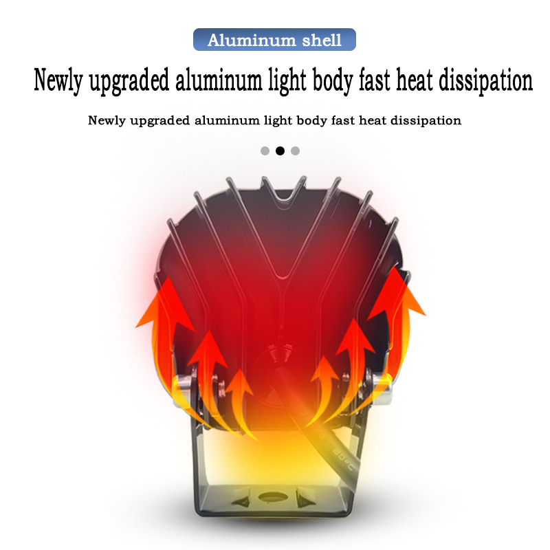 LED prednje svjetlo za motocikl s dizajnom četiri lista deteline | ABS | 5W | 3V | 0,2A | Univerzalna kompatibilnost