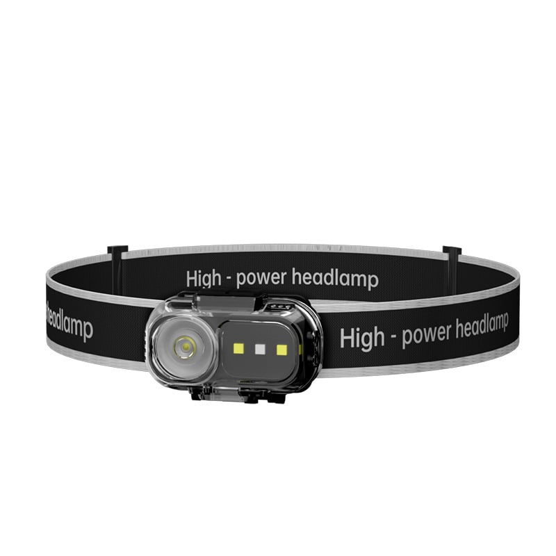 Frontala LED rezistentă la apă pentru exterior, 3W LED, baterie 1200mAh, încărcare USB, lampă de lucru purtabilă pe cap, rază până la 50 m