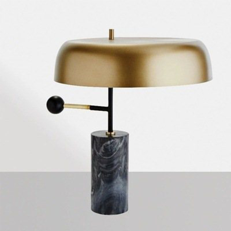 LED stolna lampica T7721, 220V, metalno sjenilo, gumbasti prekidač, jednostavan modern dizajn