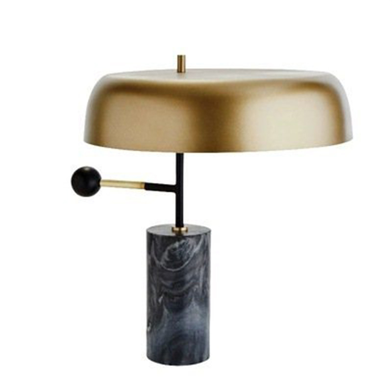 LED stolna lampica T7721, 220V, metalno sjenilo, gumbasti prekidač, jednostavan modern dizajn