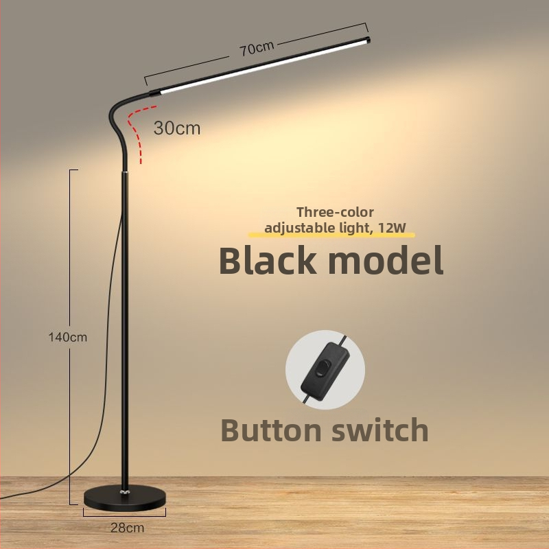 Stojeća LED lampa za čitanje i učenje – glasovno upravljanje, USB napajanje, CRI ≥95, razina osvjetljenja AA po nacionalnim standardima, ambijentalno svjetlo