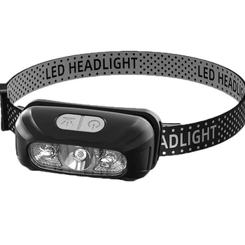 LED Headlamp за глава, презареждаем, 1.5W, 500 mAh, обхват 100–200 m, за къмпинг, риболов и авто ремонти