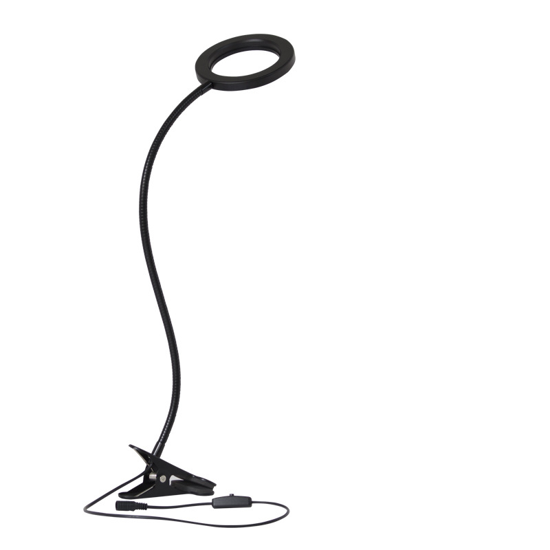 LED klips stolna svjetiljka – učenje i čitanje, zaštita očiju, mrežno napajanje, metalno sjenilo, model EK-002A, napon ≤36V