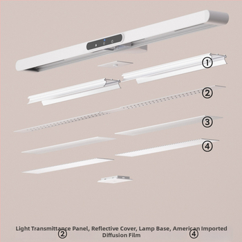 Studijska stolna lampa L3 za djecu — dodirno upravljanje, 18W, plastično sjenilo, CRI ≥95, ≤36V