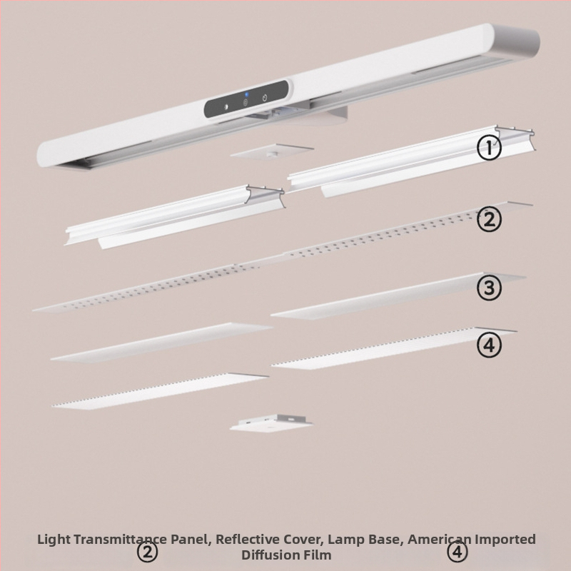 Studijska stolna lampa L3 za djecu — dodirno upravljanje, 18W, plastično sjenilo, CRI ≥95, ≤36V