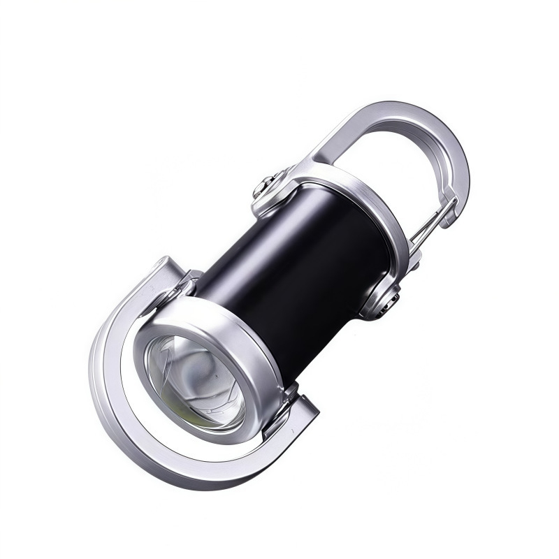 LED svjetiljka za ključeve, punjiva, hitna funkcija - Kapacitet baterije 400, Snaga 5, Domet 100–200 m, Vrijeme trajanja baterije 2–3 h