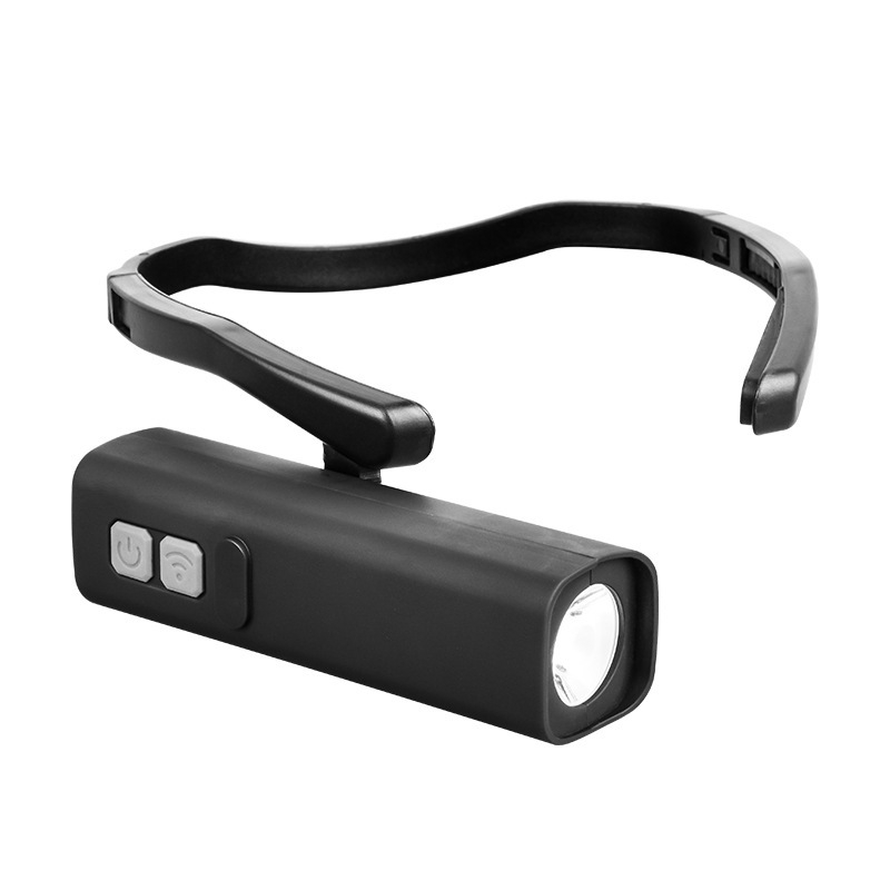 Vanjska ušna čelna lampa, punjiva LED, 5W, 800 mAh, 360° rotacija, domet ispod 50 m