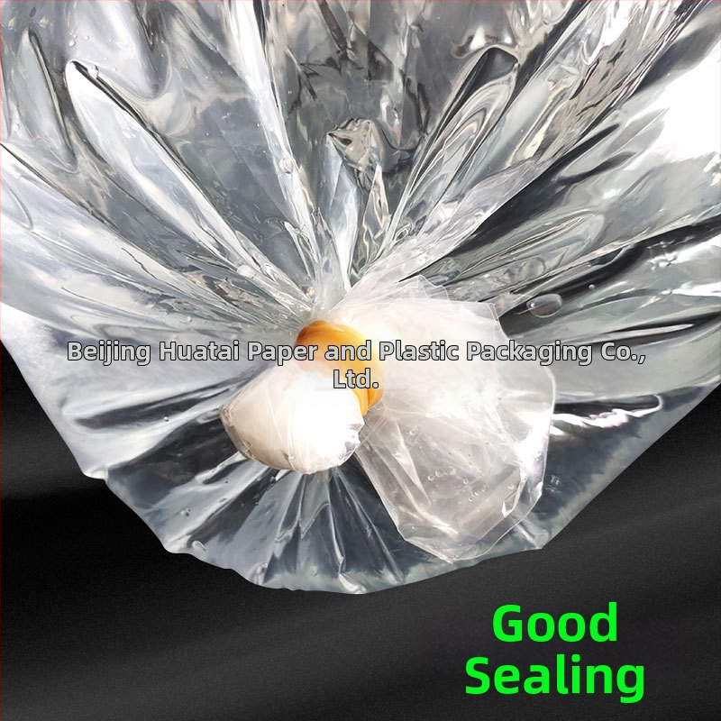 Taška na balenie živých okrasných rýb na prepravu, s pevým plochým dnom so štyrmi rohmi, hrubý plast