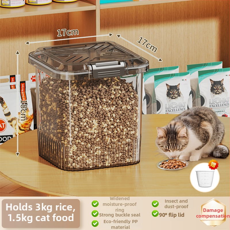 Kontajner na skladovanie krmiva pre mačky a psy, Materiál: Silk Flower, Značka: Iná, Kapacita: Iná, Nie je dovážané