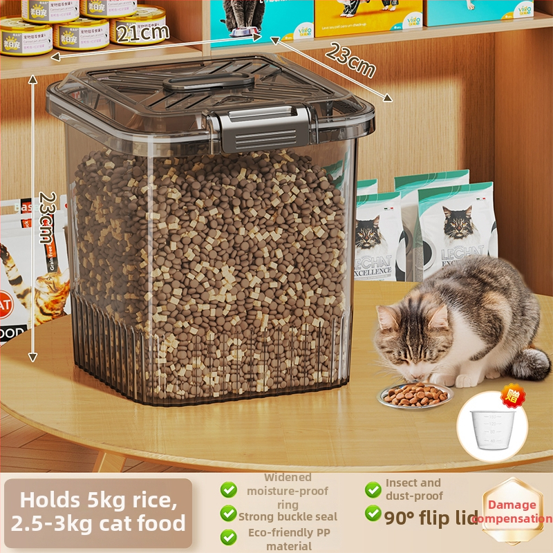 Kontajner na skladovanie krmiva pre mačky a psy, Materiál: Silk Flower, Značka: Iná, Kapacita: Iná, Nie je dovážané