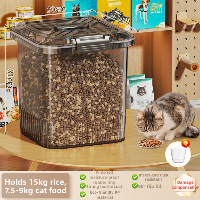 Kontajner na skladovanie krmiva pre mačky a psy, Materiál: Silk Flower, Značka: Iná, Kapacita: Iná, Nie je dovážané