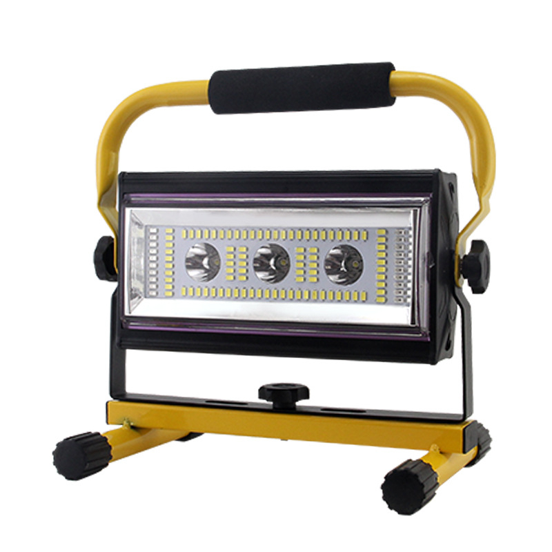 Prijenosna LED radna svjetiljka od aluminijske legure, 80W, 7200mAh, ručno napajanje, 360° rotacija