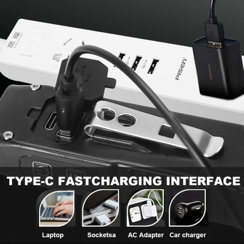 Kültéri LED elemlámpa mágnessel, 5W, 2000mAh akkumulátor, 100–200 m hatótávolság, többfunkciós vészvilágítás