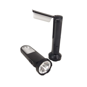 Višenamjenski ručni fenjer s funkcijom stolne lampe, napajanje 3AA suhe baterije, 4.5V, 3W, 500 lm, 180° zrake, IP63