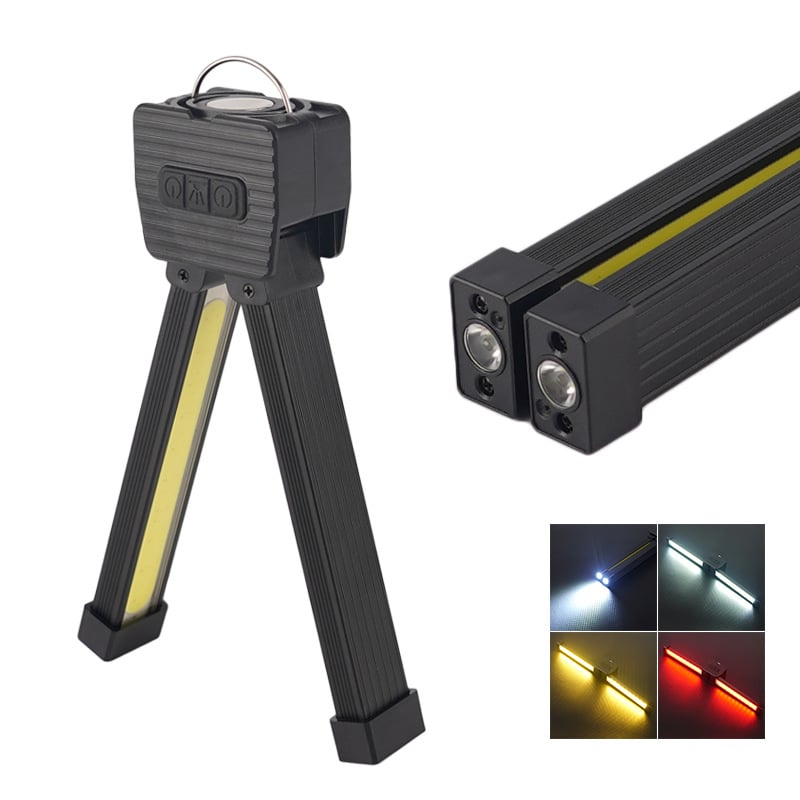 Magnetska sklopiva COB LED radna svjetiljka, punjiva 1200 mAh, ručno napajanje, 3 W, domet do 50 m