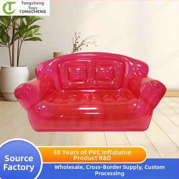 Nafukovací gauč - PVC, model TC-S02, moderný minimalistický štýl, vhodné pre dospelých aj deti, prispôsobiteľný