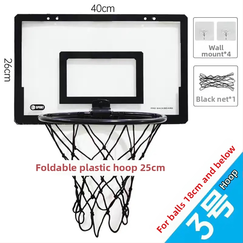 Coș de baschet pliabil pentru perete cu tablă detașabilă – Model F98S7M75T5SS5M