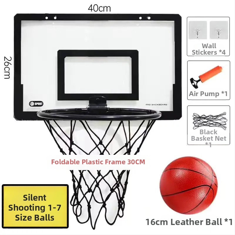 Coș de baschet pliabil pentru perete cu tablă detașabilă – Model F98S7M75T5SS5M