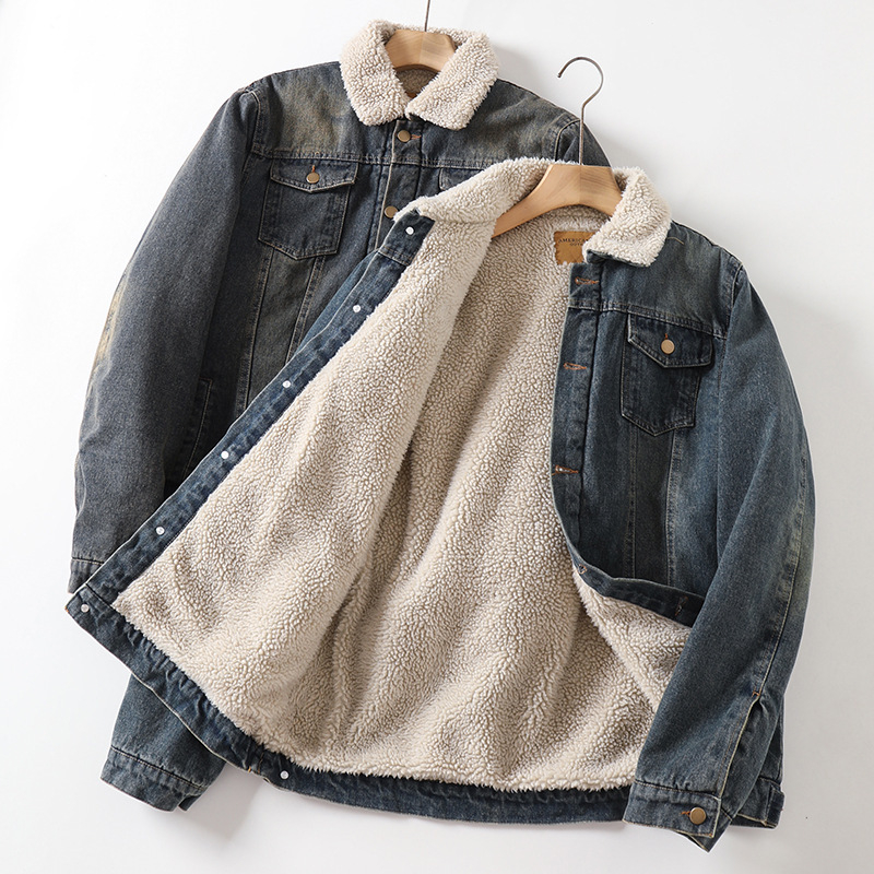 Jakna - gradski stil, pamuk materijal, stojeći ovratnik, zatvarač