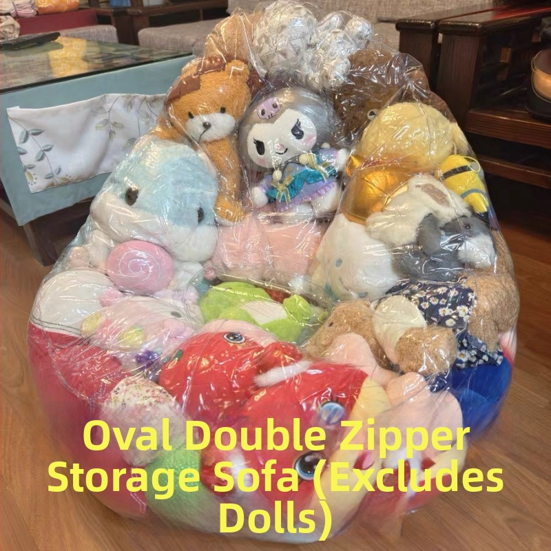 Nafukovacia pohovka PVC pre deti — priehľadná, moderný minimalistický štýl, hrúbka 0.22