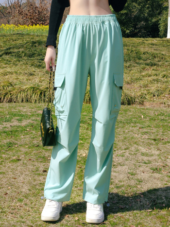 Παντελόνια γρήγορου στεγνώματος - Πολυεστέρας, απορρόφηση ιδρώτα, διαπνοή, ελαφριά, μονόχρωμο σχέδιο | Καλοκαίρι, Unisex | XW-24333