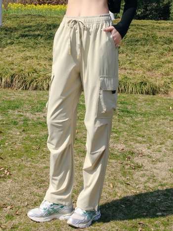 Παντελόνια γρήγορου στεγνώματος - Πολυεστέρας, απορρόφηση ιδρώτα, διαπνοή, ελαφριά, μονόχρωμο σχέδιο | Καλοκαίρι, Unisex | XW-24333