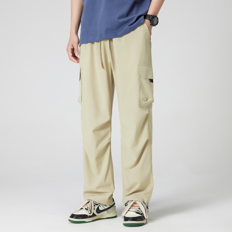 Παντελόνια γρήγορου στεγνώματος - Πολυεστέρας, απορρόφηση ιδρώτα, διαπνοή, ελαφριά, μονόχρωμο σχέδιο | Καλοκαίρι, Unisex | XW-24333