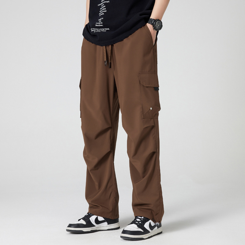 Παντελόνια γρήγορου στεγνώματος - Πολυεστέρας, απορρόφηση ιδρώτα, διαπνοή, ελαφριά, μονόχρωμο σχέδιο | Καλοκαίρι, Unisex | XW-24333