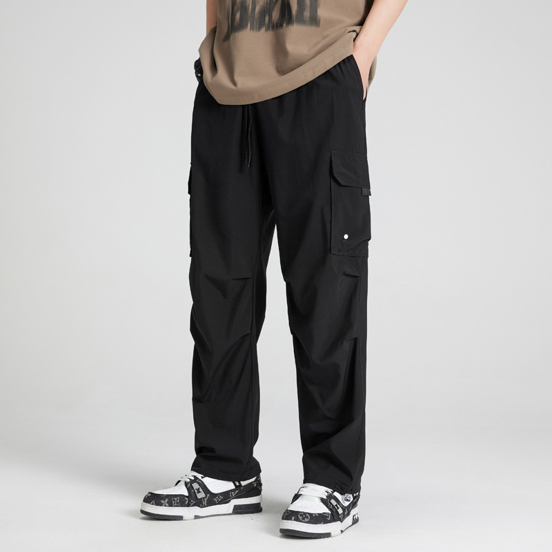 Παντελόνια γρήγορου στεγνώματος - Πολυεστέρας, απορρόφηση ιδρώτα, διαπνοή, ελαφριά, μονόχρωμο σχέδιο | Καλοκαίρι, Unisex | XW-24333