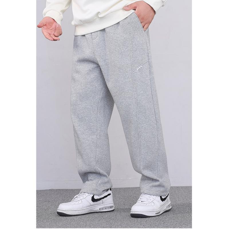 Muške casual hlače s visokim strukom, ravni kroj, mikroelastičnost, zatvaranje vezicom, 62% pamuk 38% poliester