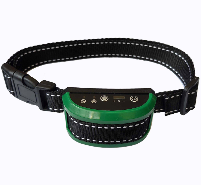 Устройство за обучение на кучета с интелигентно автоматично регулиране на тон и вибрация, гумен корпус, водоустойчиво, USB зареждане, батерия 300 mAh