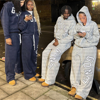 Hanorac cu glugă ZSIIBO, imprimare litere, fermoar, stil hip-hop, Regular