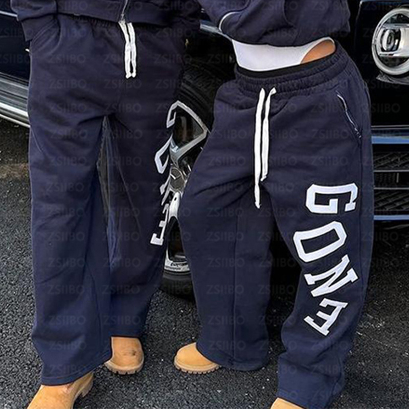 Hanorac cu glugă ZSIIBO, imprimare litere, fermoar, stil hip-hop, Regular